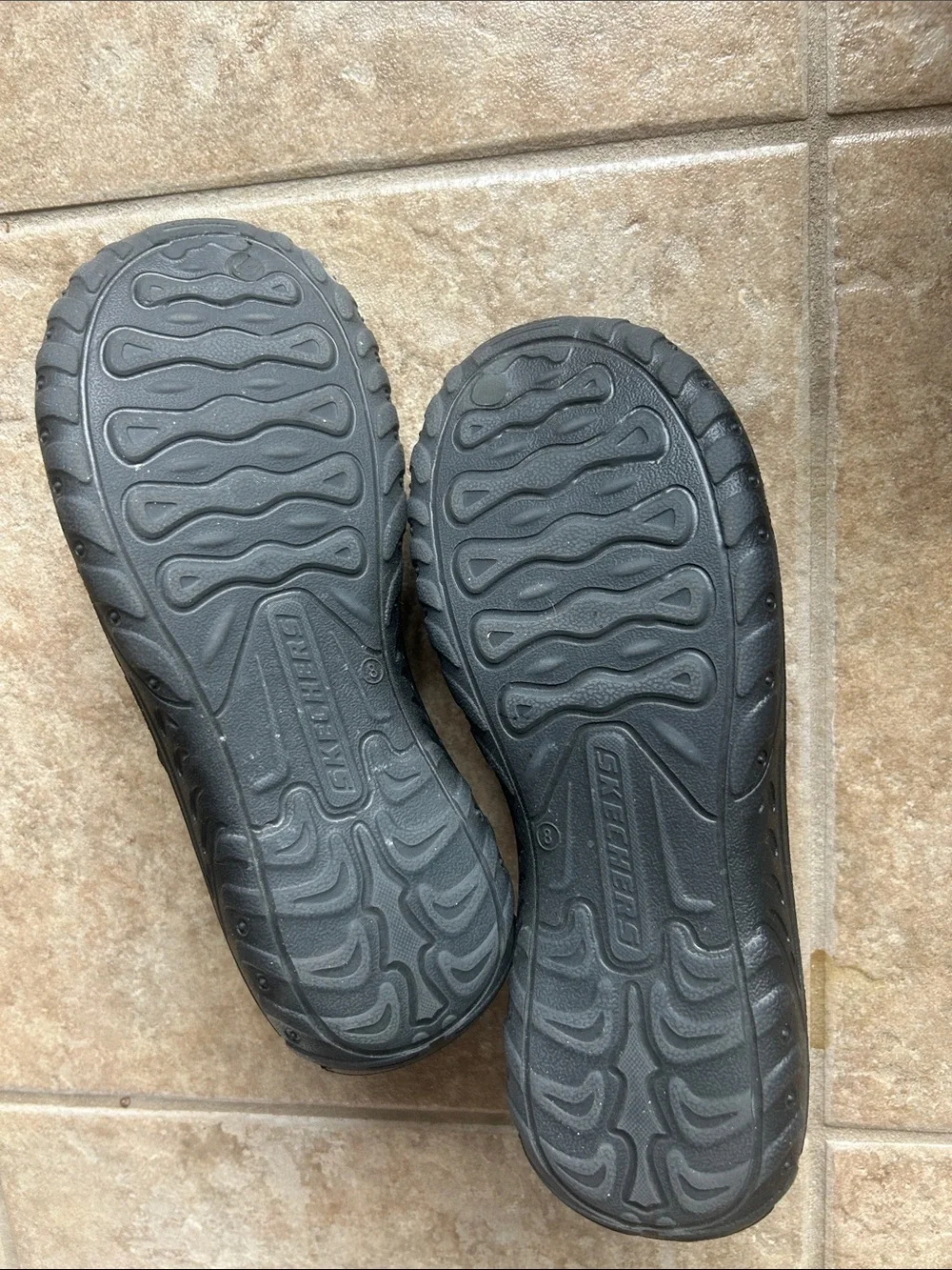 Skechers Black Womens Sandals 8
